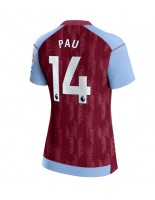 Aston Villa Pau Torres #14 Domácí Dres pro Dámské 2023-24 Krátký Rukáv